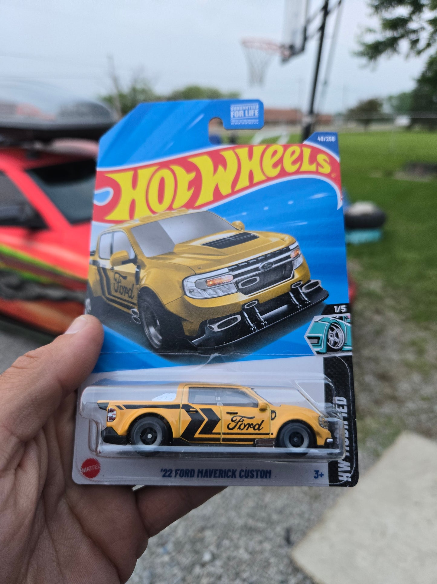 ‘22 Ford Maverick custom - yellow