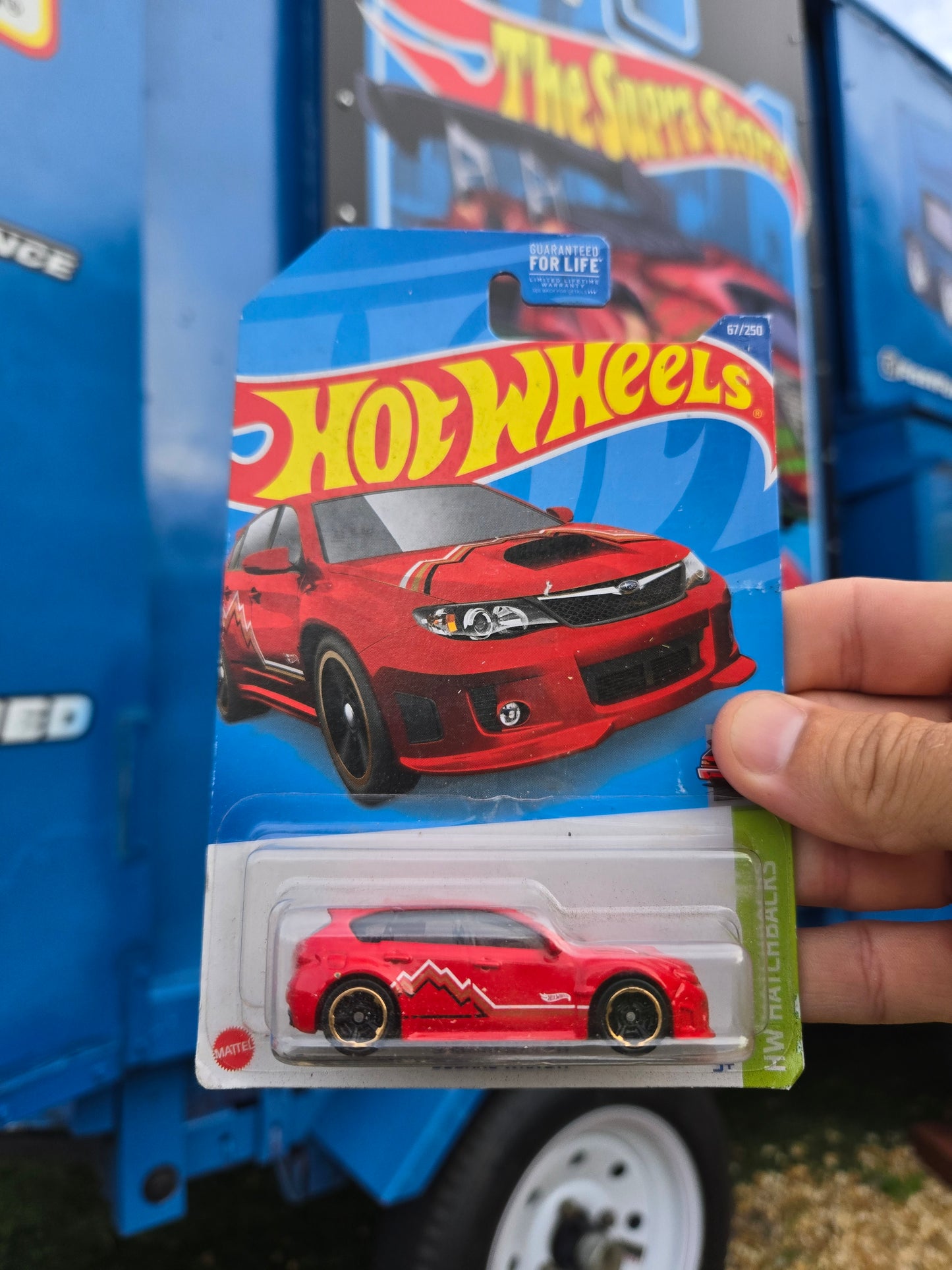 Subaru WRX STI - red