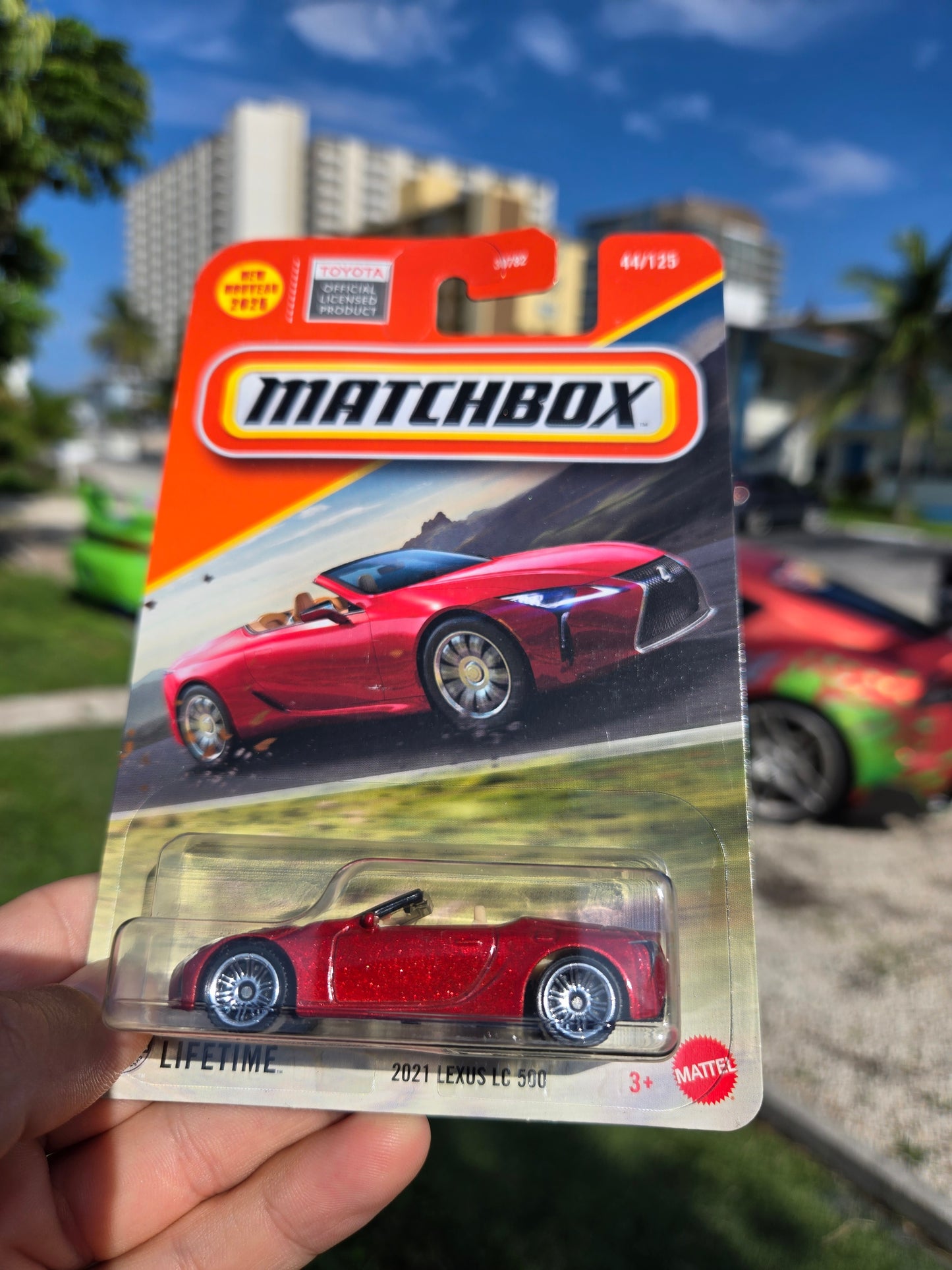 2021 Lexus LC 500 – red (convertible)