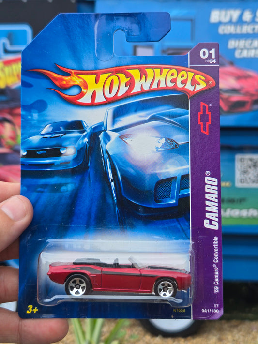1969 Camaro convertible-red 