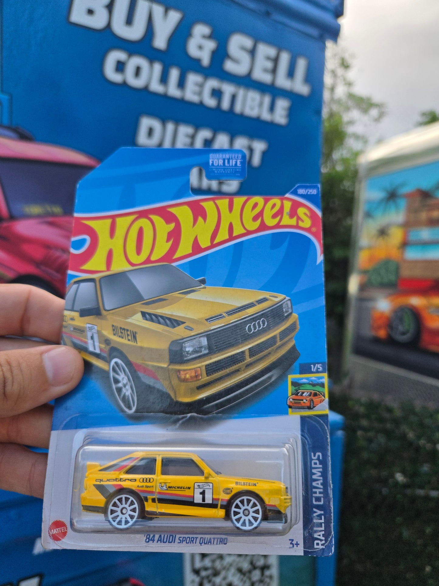 ‘84 Audi sport Quattro – yellow