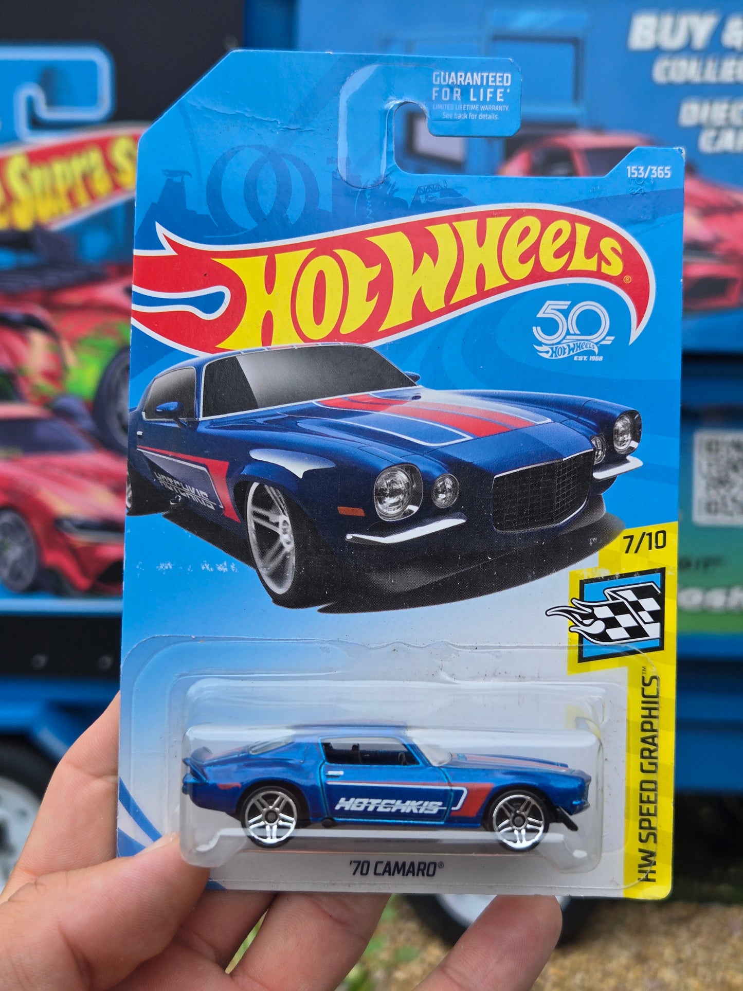 1970 Camaro blue 50th anniversary