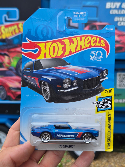 1970 Camaro blue 50th anniversary