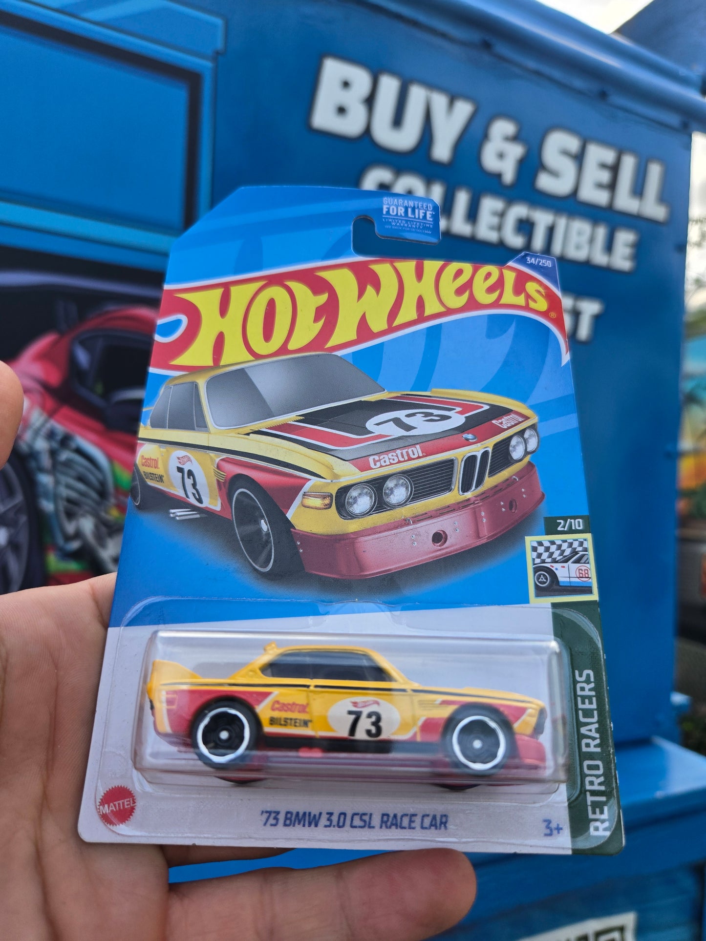 ‘73 Bmw 3.0 CSL race car - yellow