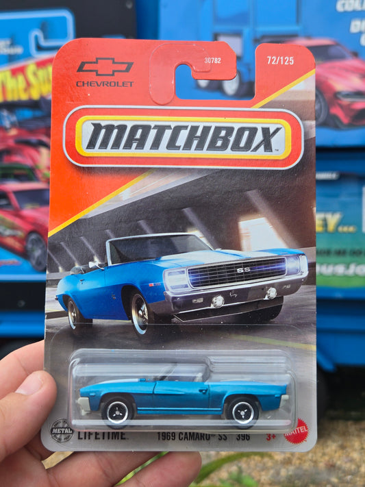 1969 Camaro SS 396 convertible-blue