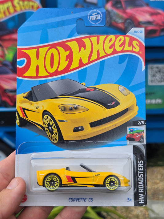 Corvette C6, yellow