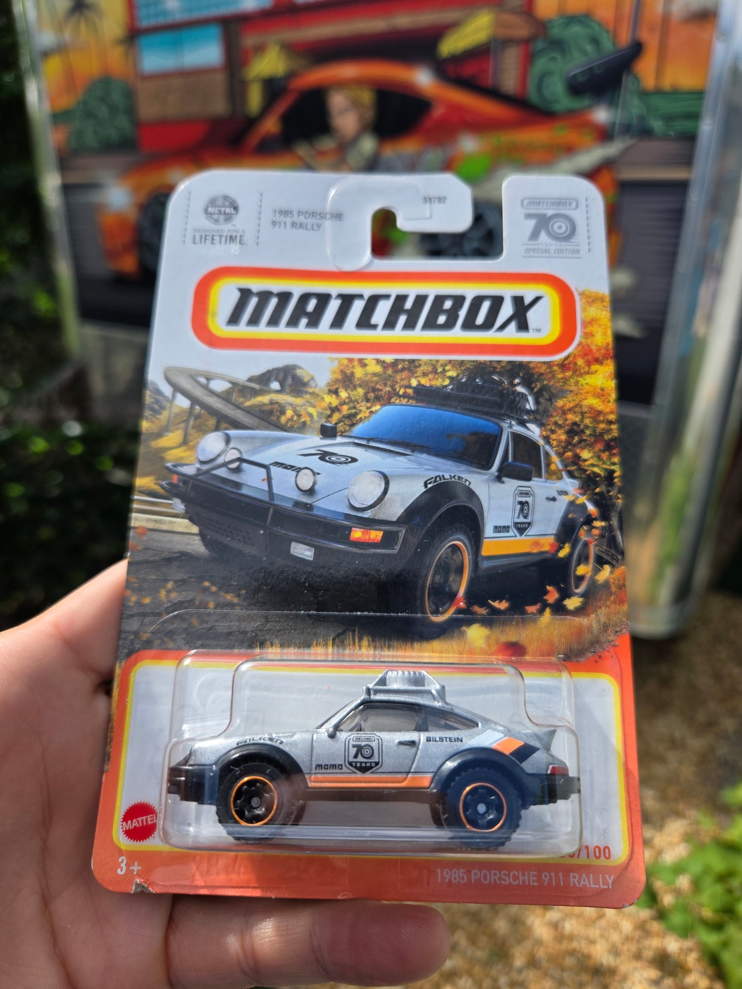 1985 Porsche 911 Rally - 70th Anniversary Matchbox
