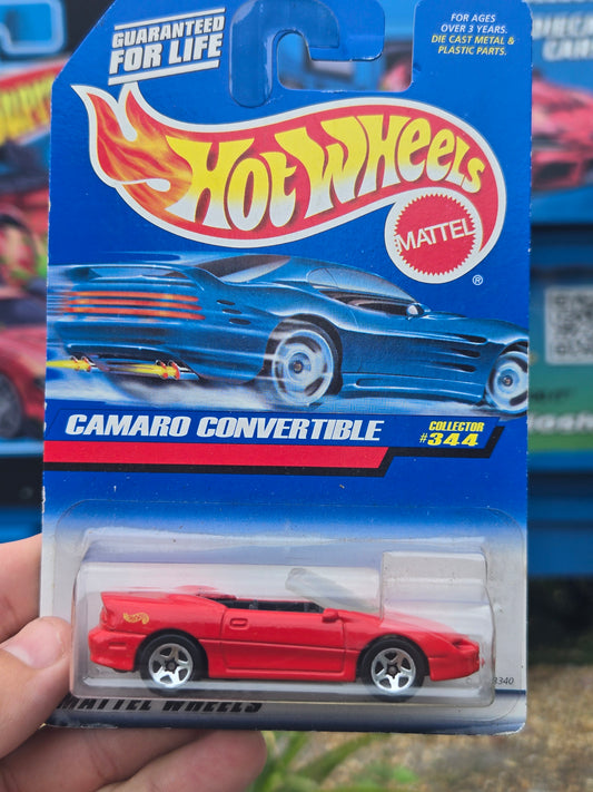 1995 Camaro convertible red