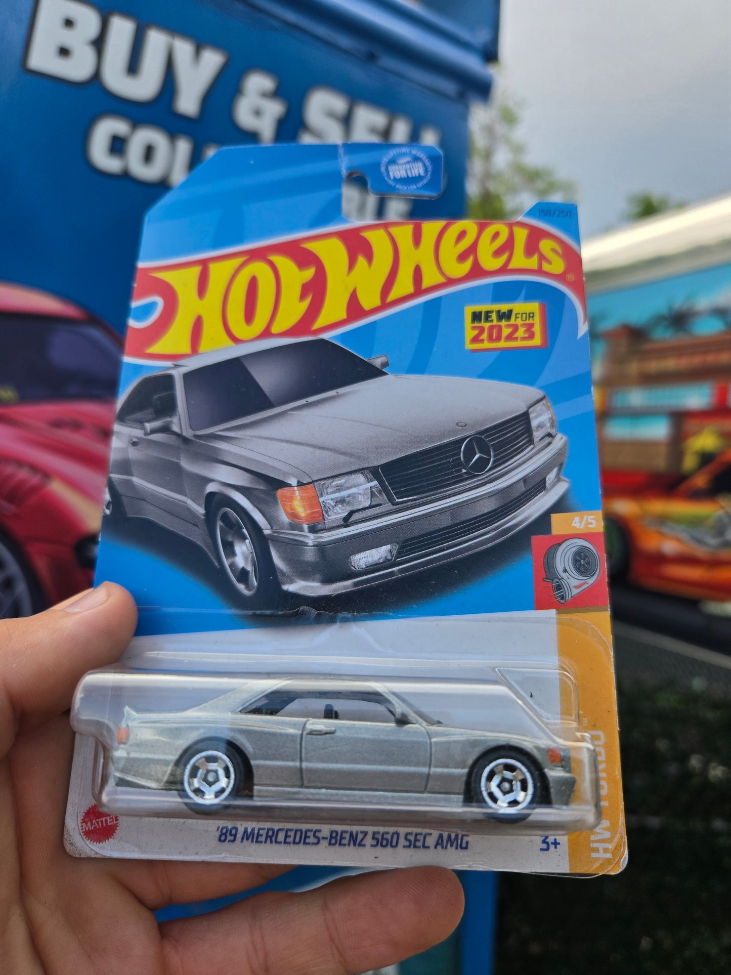 ‘89 Mercedes-Benz 560 SEC AMG - silver