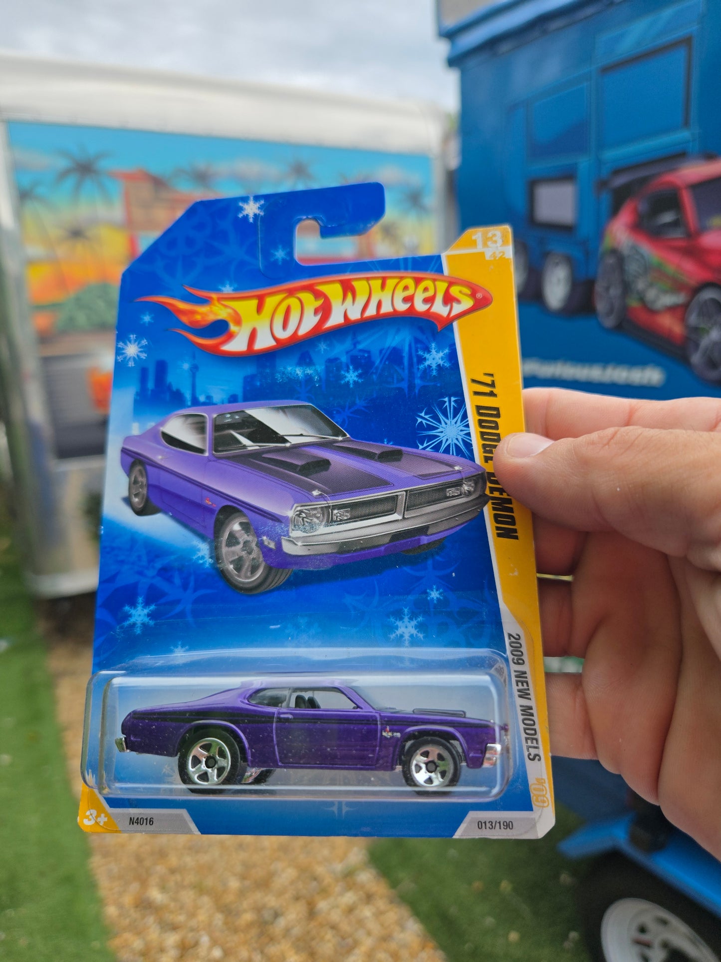 1971 Dodge demon - purple (exclusive target snowflake)