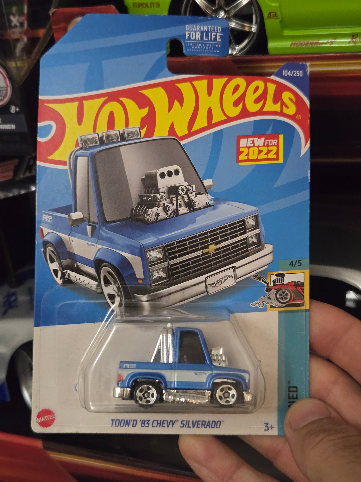 Tooned '83 Chevy Silverado- blue