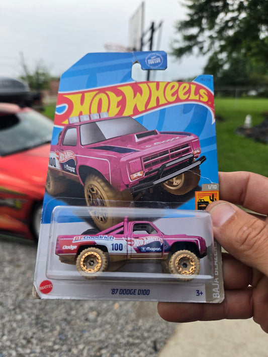 ‘87 Dodge D100 - pink