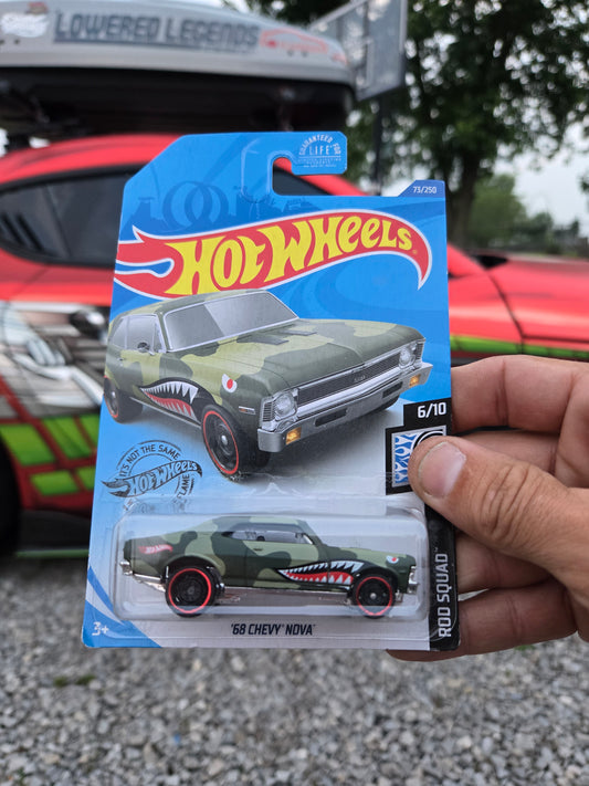 ‘68 Chevy Nova - green shark