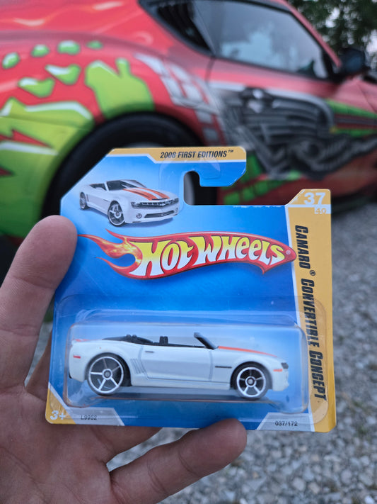 Chevy Camaro convertible - white