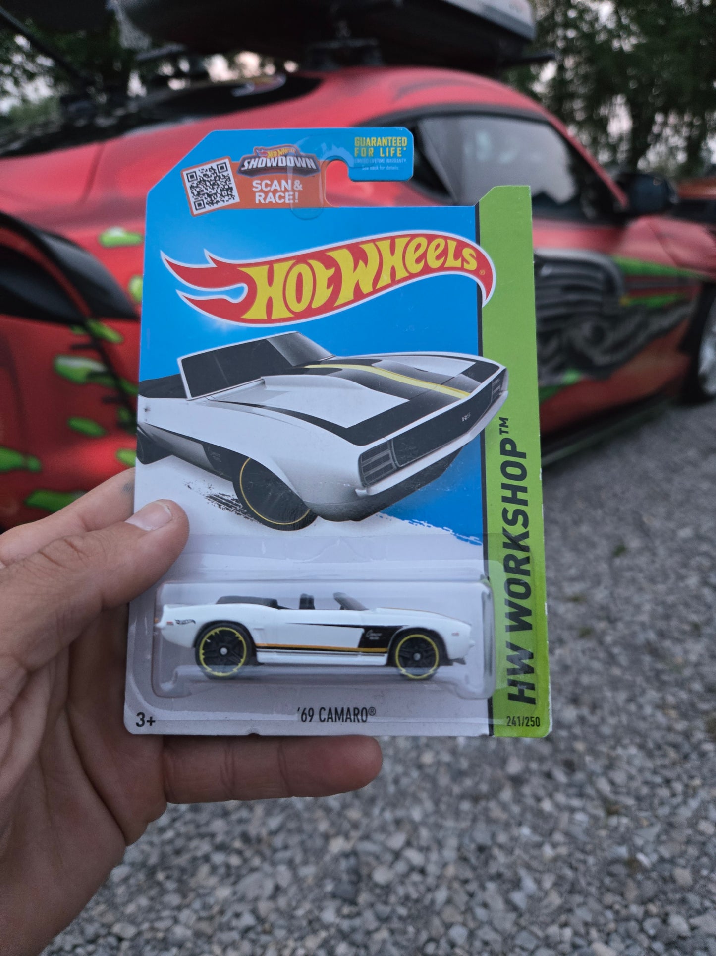 ‘69 Chevy Camaro convertible - white