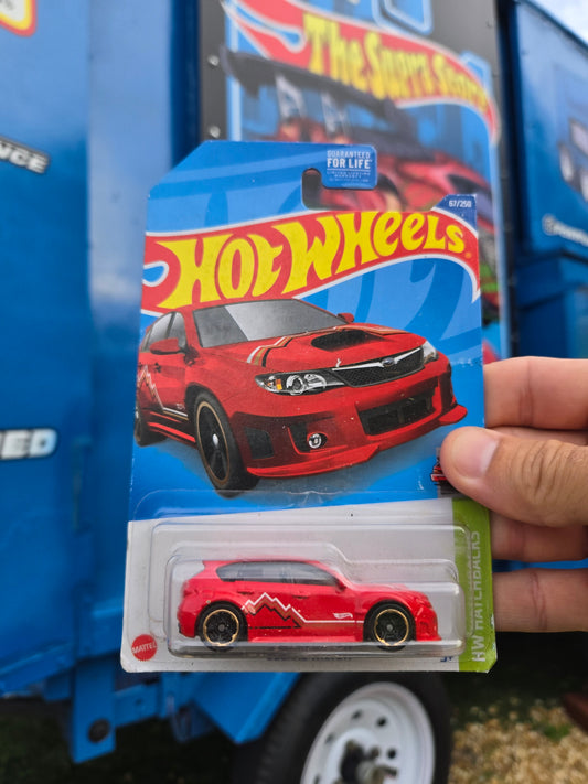 Subaru WRX STI - red