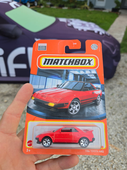 1984 Toyota MR2 - red