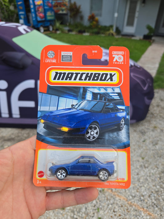 1984 Toyota MR2 - blue