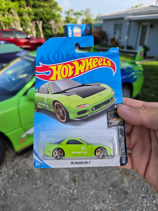 ‘95 Mazda RX7- lime green