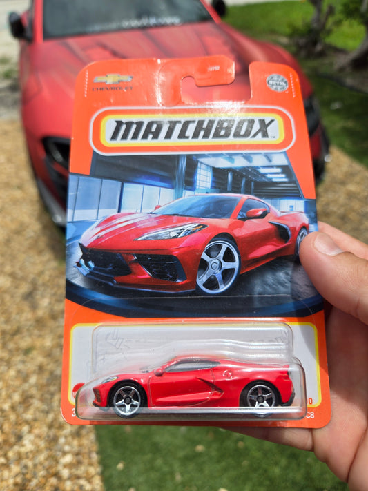 2020 Chevy Corvette C8 – red (coupe)