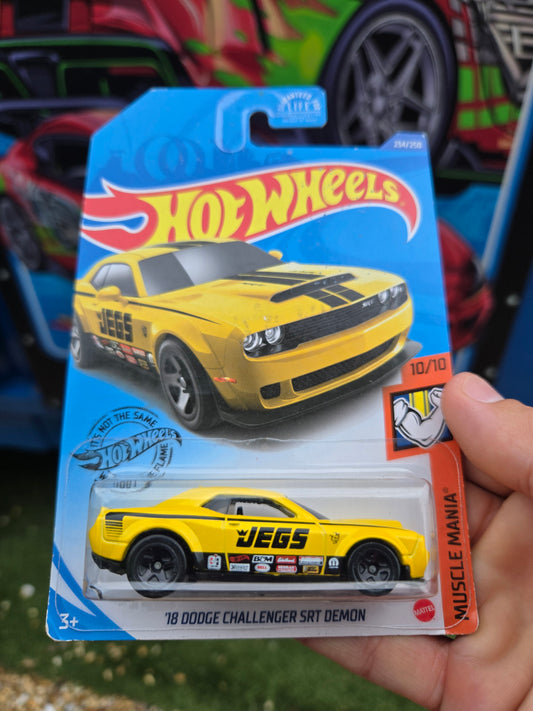 ‘18 Dodge Challenger SRT Demon - yellow (Jegs)