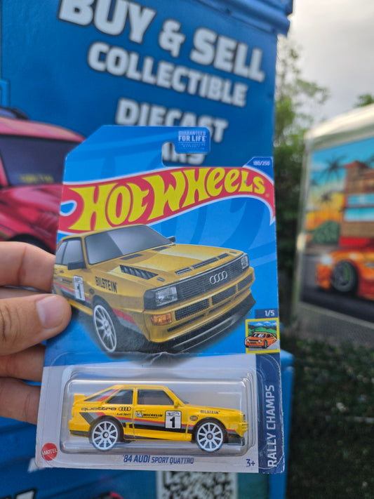 ‘84 Audi sport Quattro – yellow