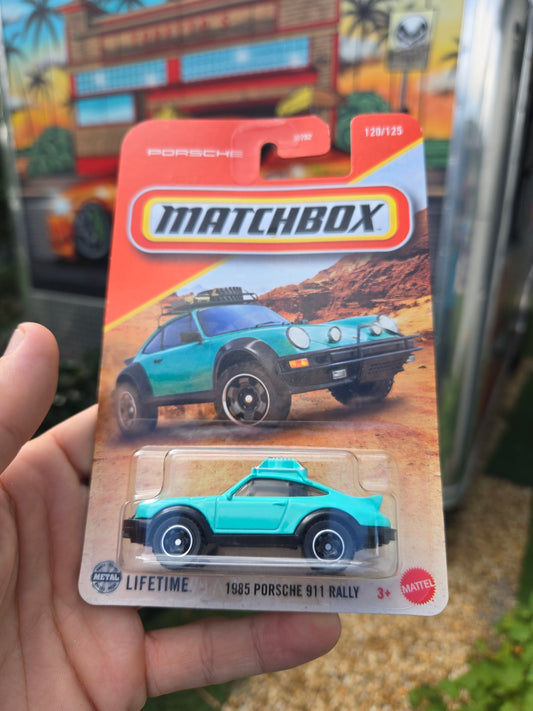 1985 Porsche 911 Rally - teal
