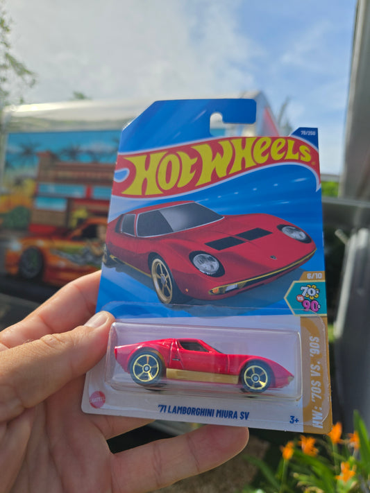 ‘71 Lamborghini Miura SV - red