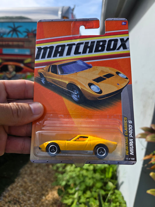 Lamborghini Miura - yellow (matchbox)