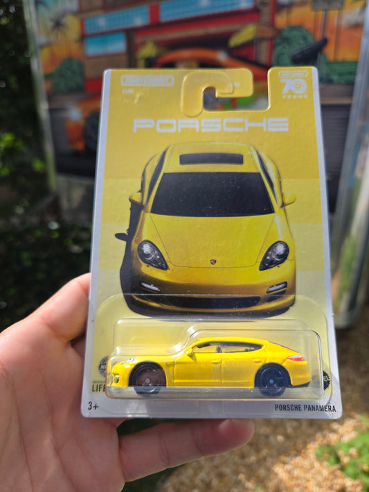 Porsche Panamera- yellow
