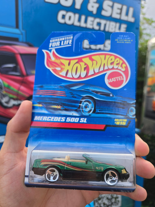 Mercedes 500 SL - green