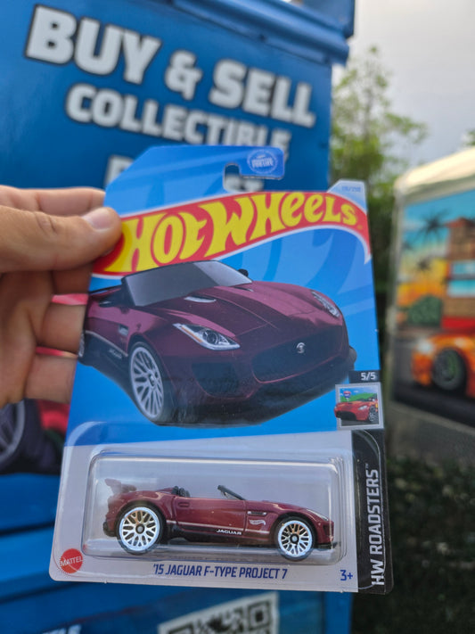 ‘15 Jaguar F type project seven – maroon (convertible)