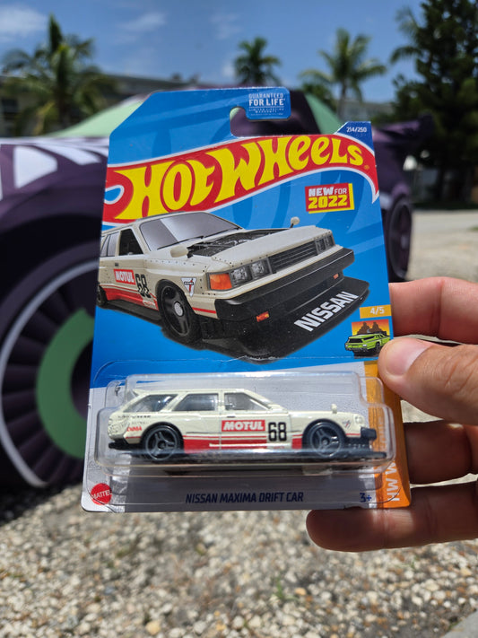 Nissan Maxima drift car wagon - white