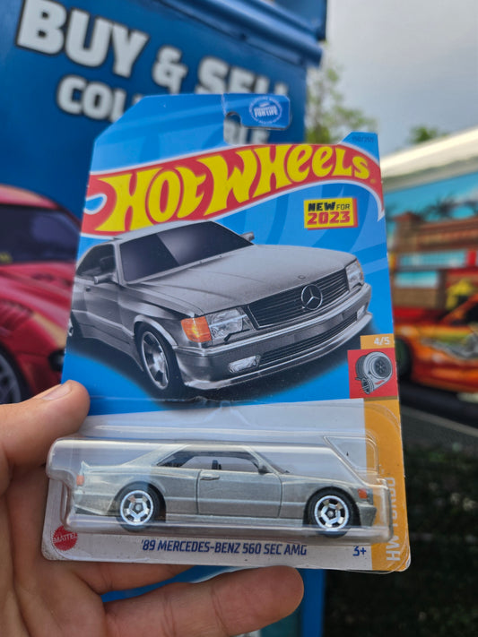‘89 Mercedes-Benz 560 SEC AMG - silver