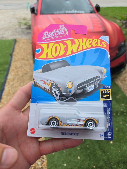 1956 Barbie Chevy Corvette – silver flames