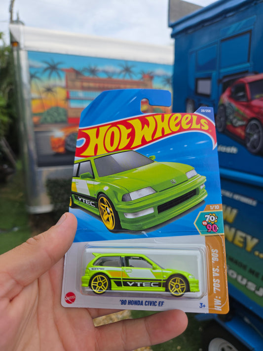 ‘90 Honda Civic EF -  lime green