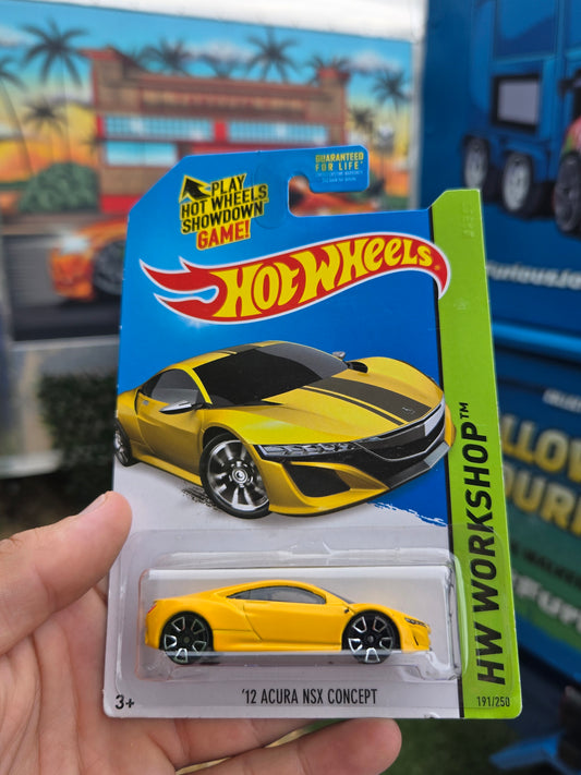 ‘12 Acura NSX concept – yellow