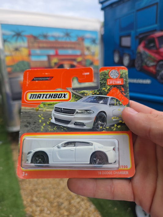 2018 Dodge charger – white
