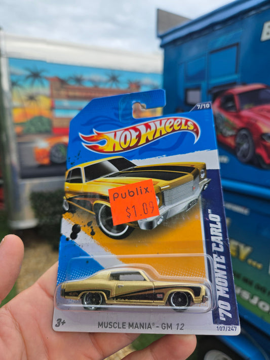 1970 Chevy Monte Carlo– gold