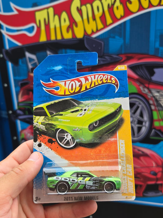 Dodge Challenger drift car – lime green