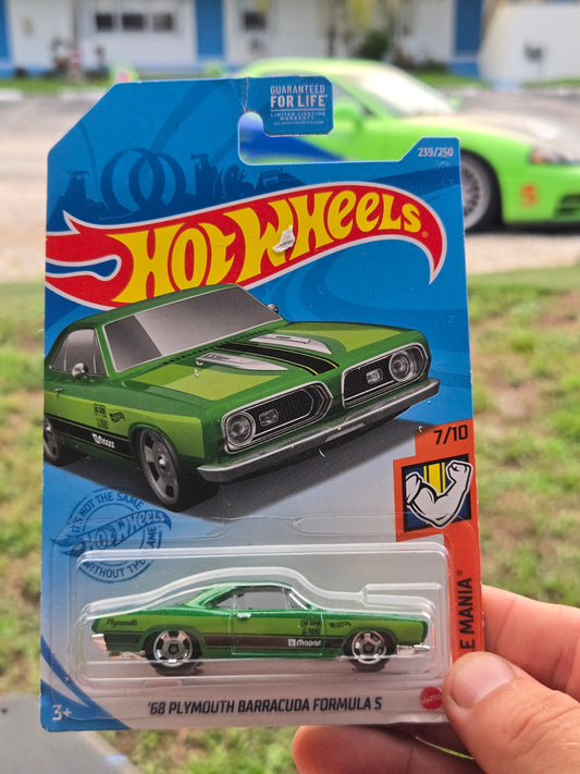 '68 Plymouth Barracuda Formula S - green