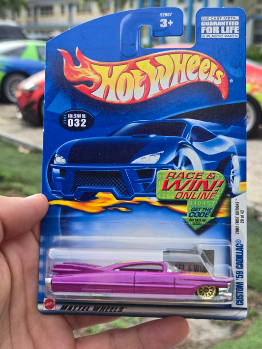Custom '59 Cadillac- purple/white