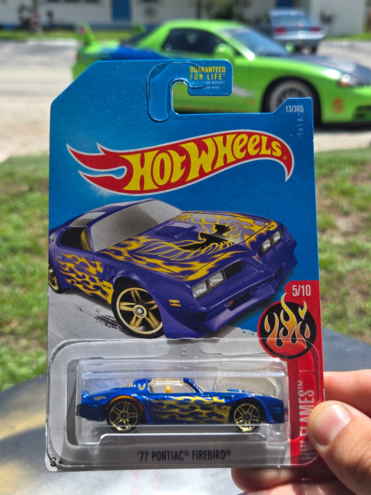 '77 Pontiac Firebird- blue flames