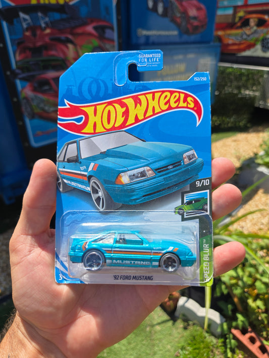 '92 Ford Mustang - teal