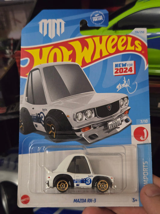 Mazda RX-3 tooned white
