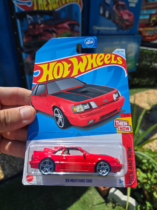 '84 Ford Mustang SVO - red